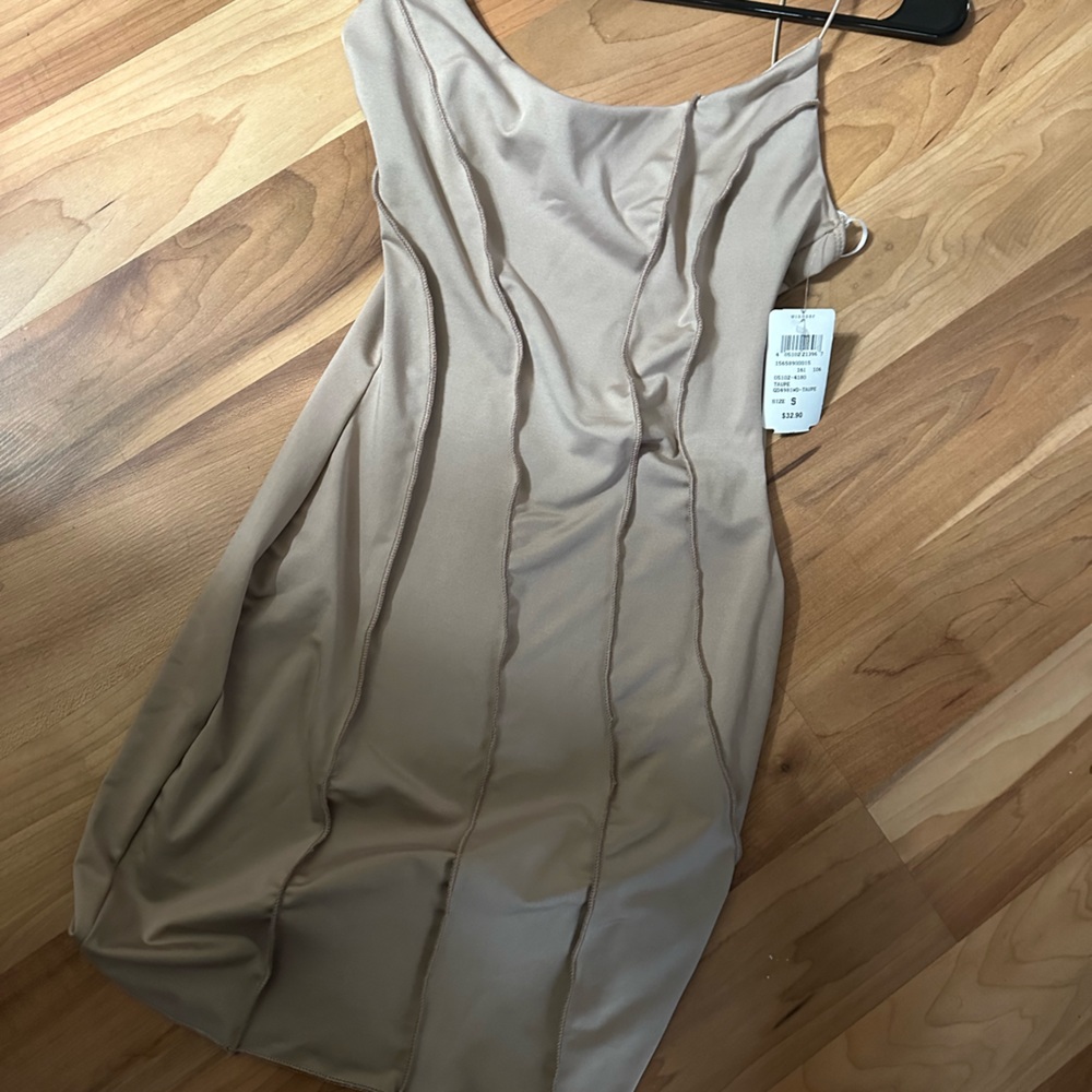 Taupe Mini Dress